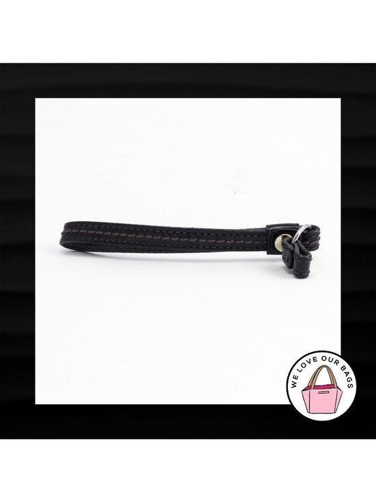 Coach Handbags - COACH DARK BROWN LEATHER STRAP LOOP REPLACEMENT KEY FOB BAG CHARM KEYCHAIN